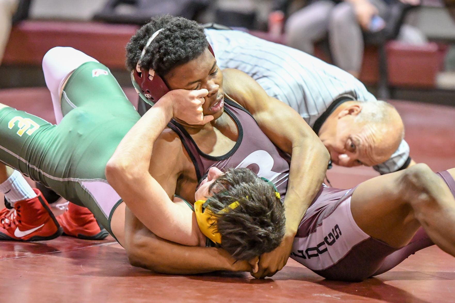 Wednesday night high school wrestling action